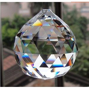 30 Mm/40 Mm/50 Mm Clear Crystal Facet Ball Glazen Presse-papier Fengshui Ambachten Natuursteen Voor Thuis hotel Diy Decoratie