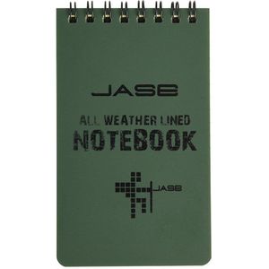 1Pc Green Pocket Notebook Waterdichte Note Pad Buitenlandse Taal Leren Coil Boek Woordenschat Dagboek Notepad Reizen Log Boeken