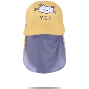 Children Beach Hat UV Protective UPF50+ Kids Swimming Cap Cartoon Outdoor Swim Hat