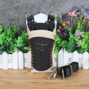 Pu Leer Haar Schaar Zak Clips Kam Case Kappers Kapper Haar Schaar Holster Pouch Holder Tool Salon Taille Verpakking Riem tas