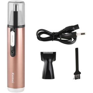 Kemei KM-6629 Elektrische Clipper 2in1 Man En Vrouw Neus Tondeuse Veilig Gezichtsverzorging Scheren Trimmer Voor Neus Trimer