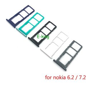 Originele Voor Nokia 6.2 7.2 Sim-kaart Lade Houder Card Slot Adapter