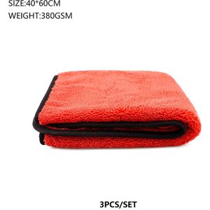 Spta GSM380 Microfiber Rand Wax Handdoek Extra Zachte Wasstraat Microfiber Handdoek Auto Doek