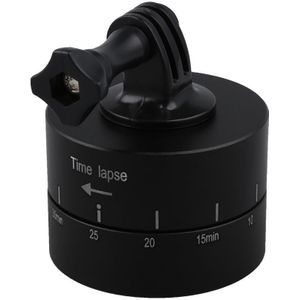 360 Degree Panoramic Rotating Time Lapse Stabilizer Tripod Adapter for Gopro DSLR Camera