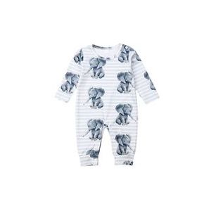 0-24M Pasgeboren Baby Baby Boy Meisje Kleding Leuke Olifant Print Katoen Romper Jumpsuit Playsuit Herfst Kleding