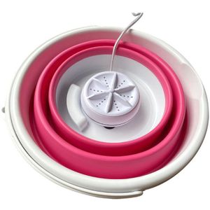 Opvouwbare Mini Wasmachine Roterende Ultrasone Turbines Washer Usb Opladen Wasserij Kleren Cleaner Voor Home Reizen