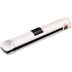 2022 Mini Draadloze Stijltang Keramische Mini Flat Iron Hair Krultangen Styling Gereedschap Draadloze Stijltang