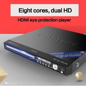 Kyyslb 11W 220V DV-618 Dvd-speler Compact Disc Vcd Speler Evd Hd Cd Kleine Game Machine 5.1 glasvezel Student Mini Speler