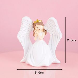 Gelukkig Moederdag Cake Topper Engel In Witte Gelukkige Verjaardag Cupcakecake Decorati Voor Prinses Kinderen Meisje Vrouw Douche Liefde