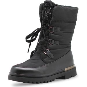 Apakowa Meisje Winter Laarzen Mode Comfortabele Kinderen Snowboots Mid-Kalf Rits Geurloos Schoenen Dikker Wol Bont Knie Voor kinderen