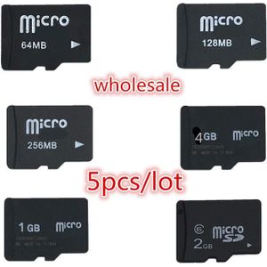 Grote ! 5 Stks/partij Tf Card 2 Gb 1 Gb 512 Mb 256 Mb 128 Mb 64 Mb Micro Sd-kaart 4 Gb 8 Gb Transflash Kaart Geheugenkaart