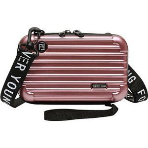 Mode Vrouwen Handtas Crossbody Tassen Voor Dames Mini Koffer Vorm Make Up Bag Voor Reizen Multifunctionele Flap CA6878