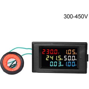 AC80-300V/AC300-450V 100A Lcd Digitale Display Voltmeter Elektrische Energie Meter Ac Voltage Current Meter Ampèremeter Power Meter