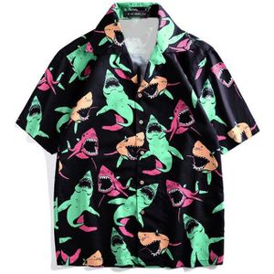 Incerun Zomer Mannen Gedrukt Overhemd Revers Casual Chic Button Korte Mouw Camisas Hombre Streetwear Hawaiian Shirts