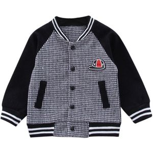 Peuter Kinderen Jassen Baby Jongens Fleece Splice Baseball Jas Uitloper Kleding Voor Jongen Kleding H