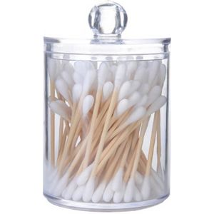 Acryl Multifunctionele Ronde Container Cosmetische Make-Up Wattenschijfje Organizer Sieraden Opbergdoos Houder En Snoep Potten