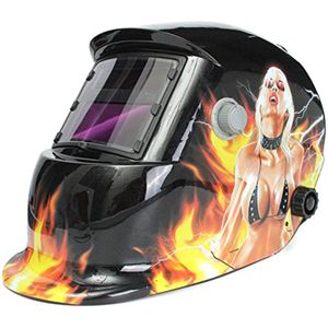 Lassen Masker Kap Helm Solar Automatische (Zonne-energie Voor Recharge) Gezicht Bescherming (Sexy Schoonheid)
