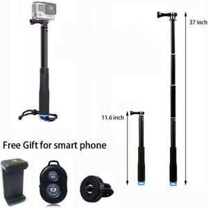 37 Inch Selfie Sticks Handheld Perche Zelf Voor Gopro Hero 5 4 Yi Eken Sj4000 Camera Accessoires & Mobiele Android telefoon Iphone