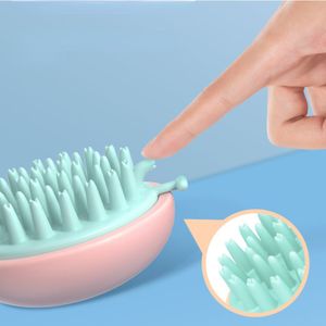 Silicagel Shampoo Borstel Multifunctionele Bad Washer Bad Zachte Borstel Hoofd Massage Borstel Bad Borstel Diepe Cleaner Tool
