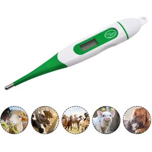 Elektronische Digitale Thermometer Zachte Hoofd Waterdichte Body Temperatuur Meet Varken Hond Koe Schapen Hores Huisdier Speciale Thermometer