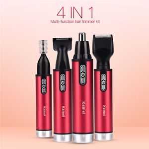 Kemei 4 In 1 Professionele Oor Neus Trimmer Elektrische Scheerapparaat Baard Trimmer Wenkbrauwen Neus Trimmer Ontharing Scheerapparaat Mannen