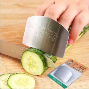 1 st Vinger Guard Bescherm Vinger Hand Niet Te Kwetsen Cut Rvs Hand Protector Mes Snijden Vinger Bescherming Tool