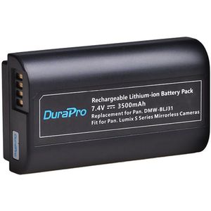 Durapro 2Pc DMW-BLJ31 Dmw BLJ31 Batterij + Lader Met Type C Poort Usb Kabel Voor Panasonic Lumix S1, s1R, S1H Mirrorless Camera 'S