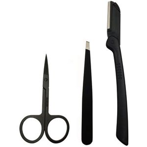 Wenkbrauw Trimmen Set Wenkbrauw Pincet Wimper Cutter Wenkbrauw Clipper Rvs Wenkbrauw Make-Up Schaar
