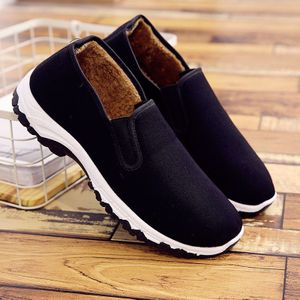 Canvas Mannen Schoenen Lichtgewicht Sneakers Heren Herfst Mode Toevallige Wandelschoenen Mannen Winter Sneakers Slip-On Mens Loafers Schoenen