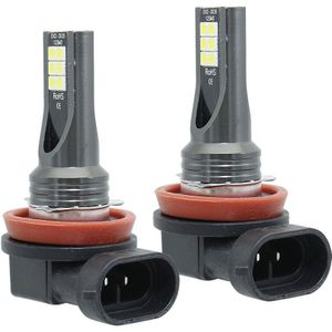 2 Stuks Canbus H1 H3 H4 H7 H11 9005 9006 Led Auto Mistlamp 3030 12SMD Super Heldere Auto Hoofd licht Dagrijverlichting 12V