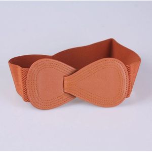 Vrouwelijke Taille Riem Dame Boog Broeksbanden Mode Rode Elastische Tailleband Effen Zwart Wit Geel Brede Riem Faux Leather Corset Riem