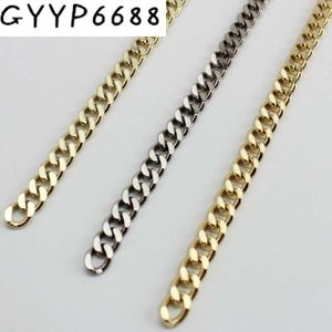 5 METER 10 M Hoge Ending Goud kleur 7mm breedte kettingen metalen band met haak voor vrouwen tas handtas keten verwijderbare lange strap chain