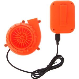 Elektrische Mini Fan Air Blower Voor Opblaasbare Speelgoed Kostuum Pop Batterij Aangedreven Usb