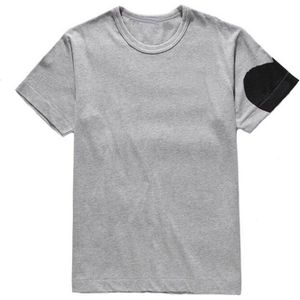 (Hebben Ogen) japanse Korte Mouwen T-shirt Katoen Ronde Hals Perzik Hart Mannen Vrouwen Mouw Hart Paar Brief Zomer T-shirt