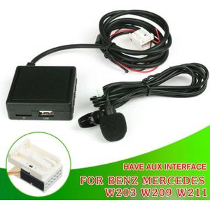 Auto Bluetooth Module Aux Adapter Voor Mercedes W164 W203 W209 Abs Plastic Vervanging