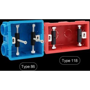 10Set 86/118 Type Wandschakelaar Socket Cassette Hersteller Schakelaar Ondersteuning Staaf Voor Socket Cassette Reparatie