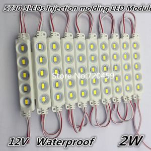 5730 5 LEDs spuitgieten 12 V waterdichte 2 W LED Module super heldere LED modules Voor Kanaal Letters Reclame lamp Module