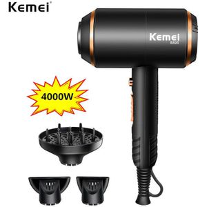 Kemei Professionele Föhn 4000 Wind Power Krachtige Elektrische Föhn /Cold Air Haardroger Kapper Salon Gereedschappen 210-240V