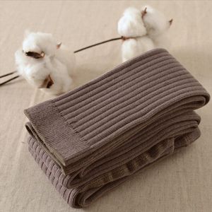 Peuter Baby Gebreide Katoenen Panty Kinderen Snoep Kleuren Geribbelde Gehaakte Panty Warme Zachte Kousen Herfst Winter Lange Sokken Leggings