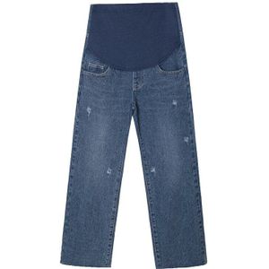 Losse Wijde Pijpen Denim Jeans Moederschap Broek Broek Voor Zwangere Vrouwen Kleding Vintage Zwangerschap Jeans Hoge Taille Herfst Broek