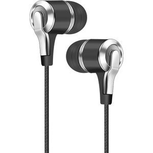 Bluelans Bedrade Koptelefoon Sport Headset 3.5Mm In Ear Deep Bass Stereo Oordopjes W/Mic Voor Iphone Samsung Huawei xiaomi Vivo Oppo