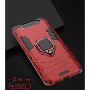 Voor Samsung Galaxy A80 Case Armor Pc Cover Finger Ring Houder Telefoon Case Voor Samsung Een 80 Case 360 Shockproof bumper Hard Shell