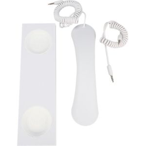 Mode Retro Telefoon Headset 3.5 Mm Microfoon Externe Mobiele Telefoon Microfoon Base