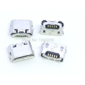 50 stuks micro USB 5pin jack Reverse Ox hoorn Poort Opladen Plug socket connector mini usb Voor Huawei 4X Y6 4A P8 C8817 max Lite Pro