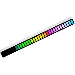 Geluid Pickup Voice Control Ritme Licht Muziek Kloppend Ritme Visualisatie Voor Desktop Computer Auto Rgb Licht Bar Led Display