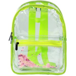 Vrouwen Rugzak Transparante Waterdichte Pvc Bag Vrouwelijke Mode Studenten Transparante Pailletten Tas Femme Rugzakken