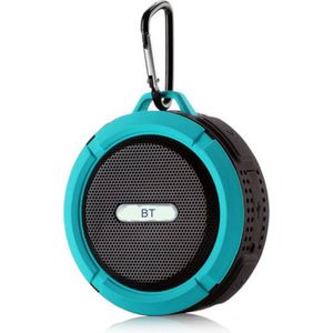 C6 Mini Draadloze Bt 5.0 Speaker Subwoofer Outdoor Waterdichte Draagbare Klankkast Stereo Geluid Met Microfoon Usb Oplaadbare