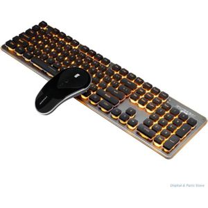 M17F 1600Dpi Toetsenbord En Muis Kam 104 Toetsen Splash-Proof Meisjes Voor Laptop Notebook Pc Entertainment Kantoor thuis