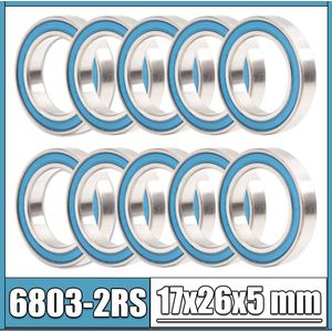 6803RS Lager 10 Stuks 17X26X5 Mm ABEC-3 Hobby Elektrische Rc Auto Vrachtwagen 6803 Rs 2RS Bal lagers 6803-2RS Blauw Verzegelde