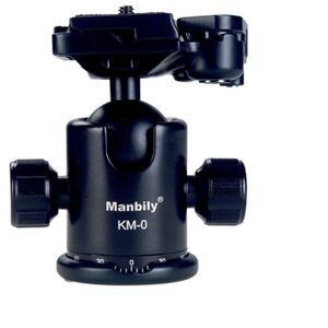 Manbily Professionele Camera Ball Head Balhoofd Statiefkop Panoramisch Hoofd Sliding Rail Hoofd w Manfrotto 200PL-14 Klem & Plaat KM0